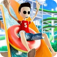 水滑道上坡公园3D模拟人生