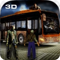 Crazy City Bus Catcher smash Zombie 3D Car Ga