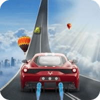 不可能的汽车特技赛车手