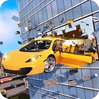 汽车极限汽车粉碎