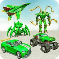 章鱼机器人汽车 3D