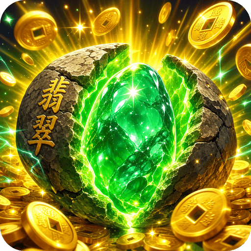 翡翠解石： 一刀穷，一刀富，一刀披麻布