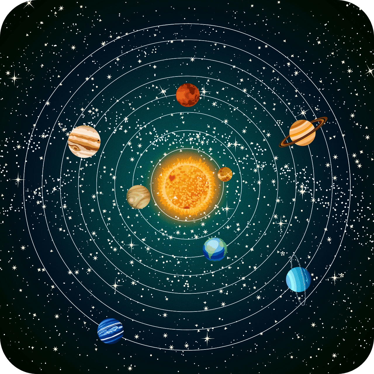 3D太阳系行星模拟器
