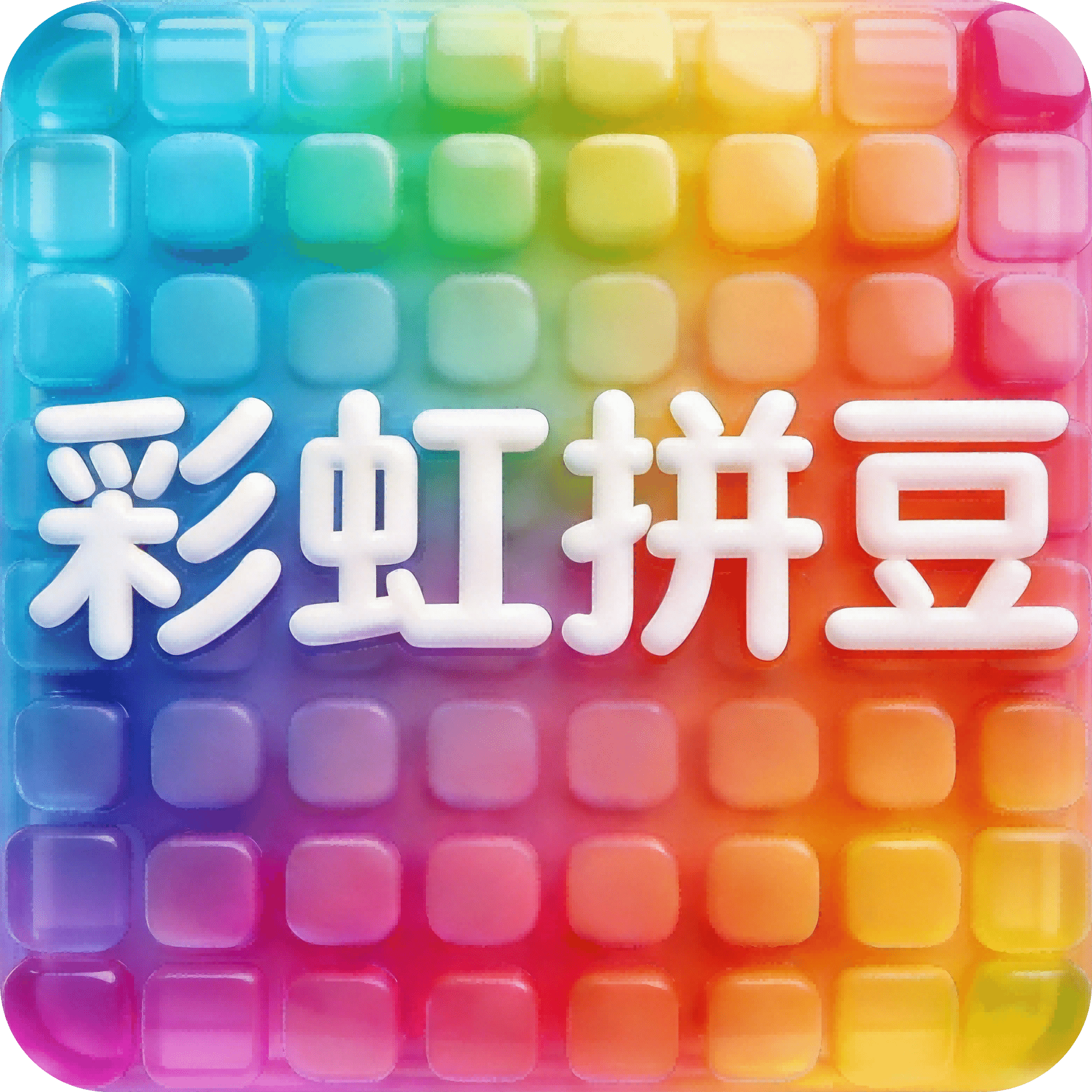 彩虹拼豆