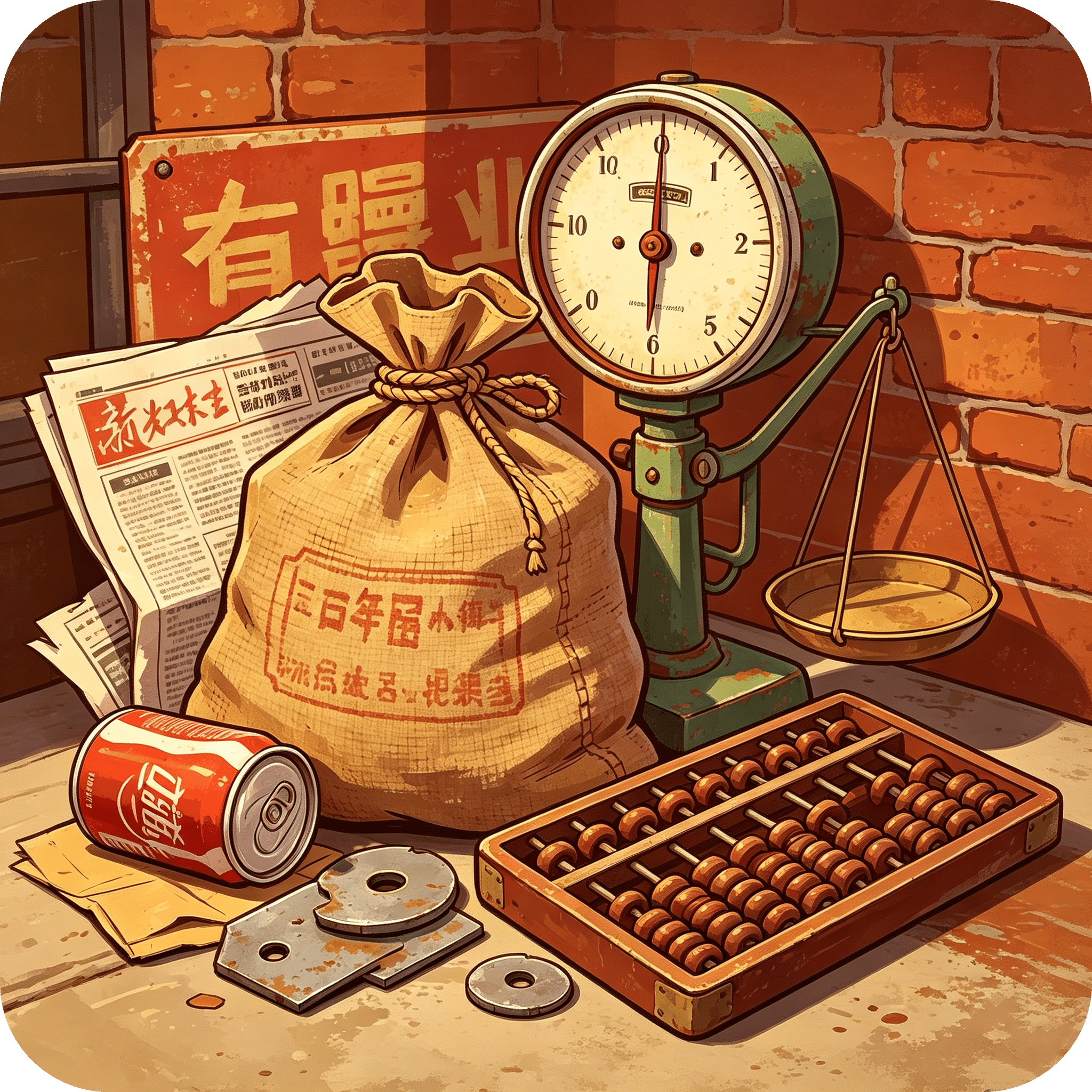 加班重生穿越到80年代收废品