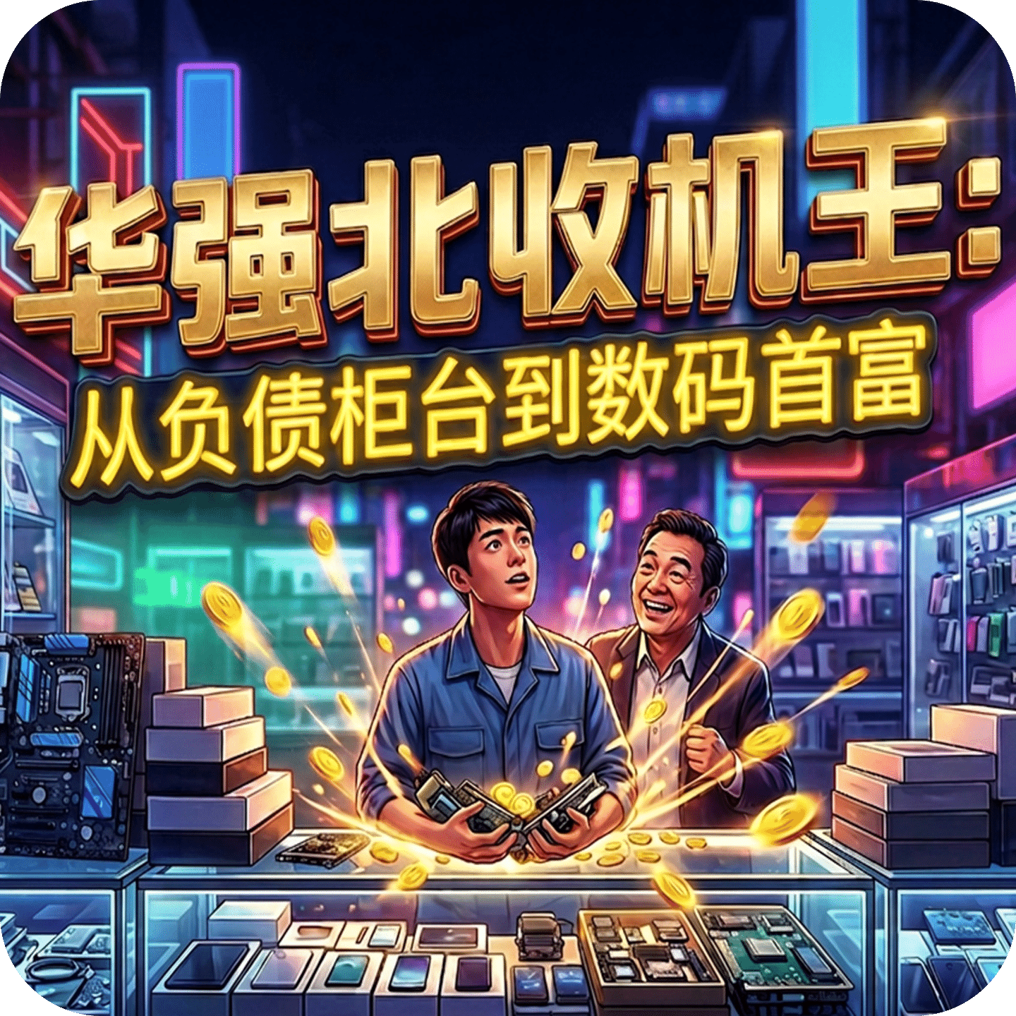 华强北收机王：从负债柜台到数码首富