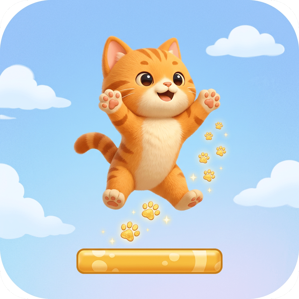猫咪跳跃