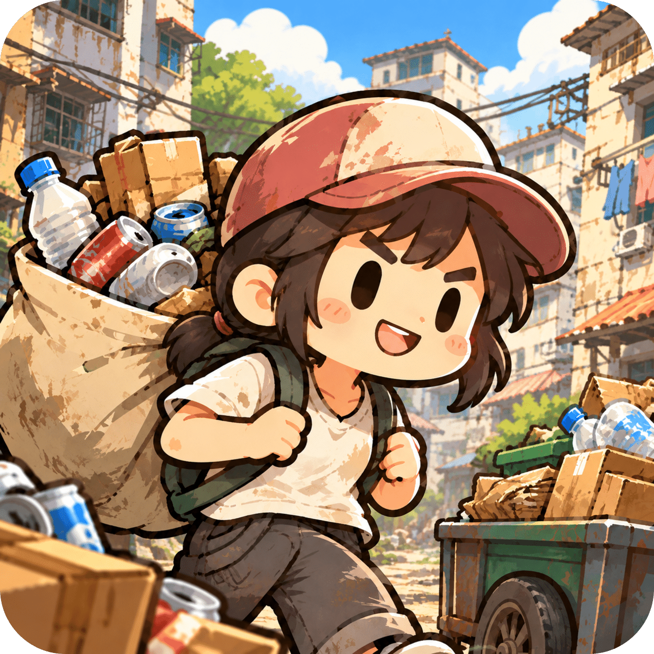 我在城中村收破烂