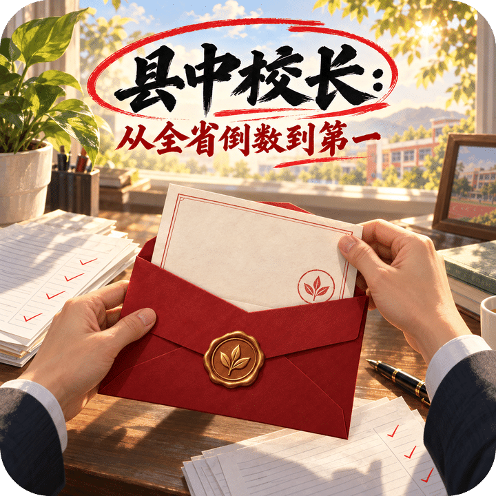 县中校长：从全省倒数到第一