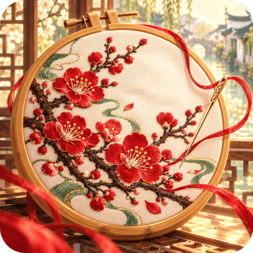 一针一线绣江南