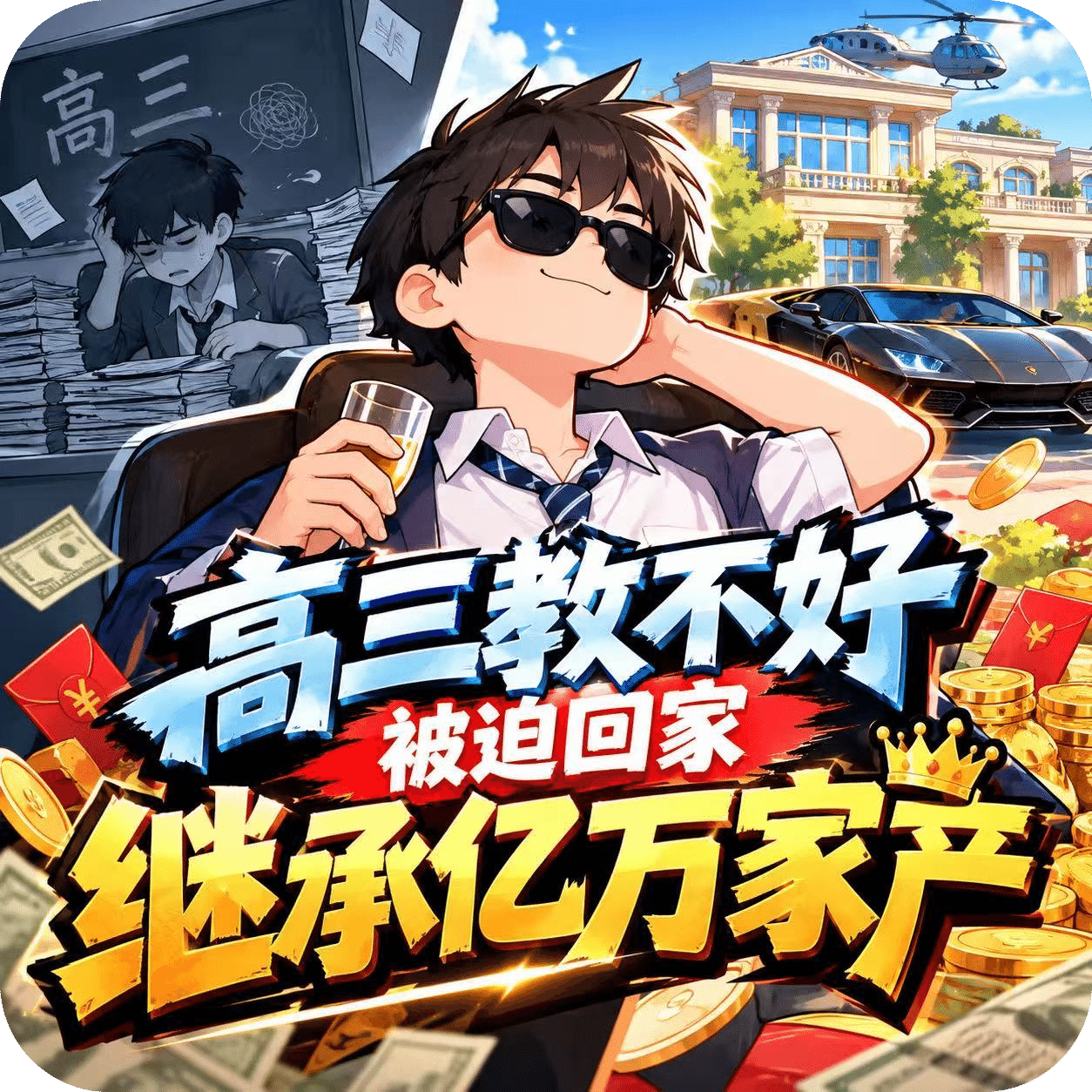 高三教不好被迫回家继承亿万家产