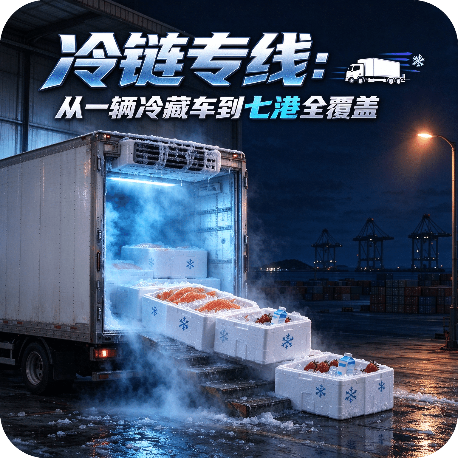 冷链专线：从一辆冷藏车到七港全覆盖