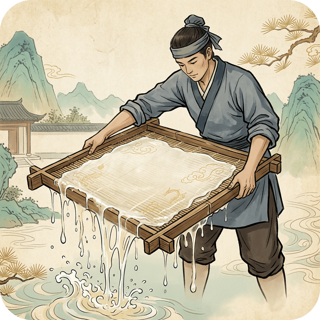 古代造纸：从河边小坊到御用纸坊